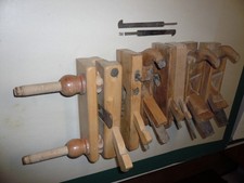 7 alte Holzhobel,  Schreiner