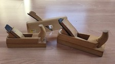 3x Holz Hobel Antik Vintage