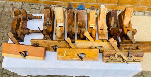 Konvolut alte holz handhobel - alte,