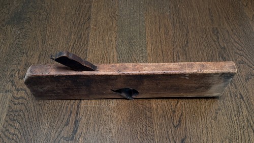 Antiker holzhobel schmal - holzhobel,
