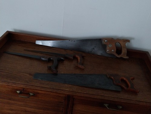 Antike säge - 4x,