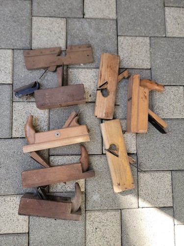 Alte holzhobel set - alte,