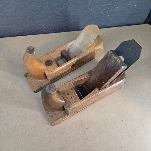 Antike holzhobel set - 2x,