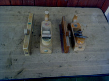 Konvolut 4 Alte Holz Hobel